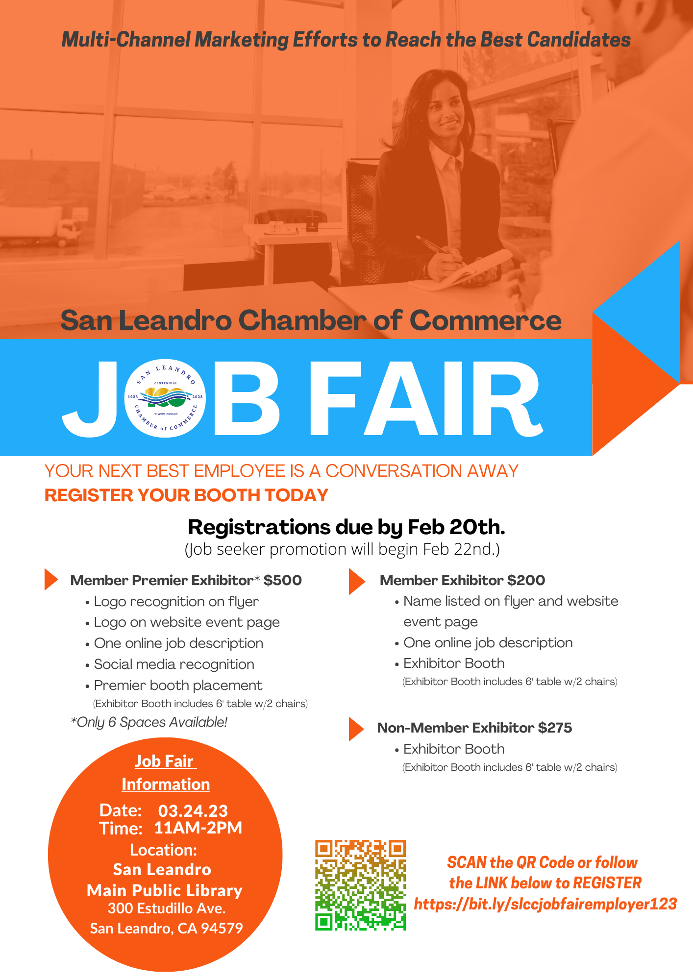 San Leandro Chamber of Commerce Job Fair