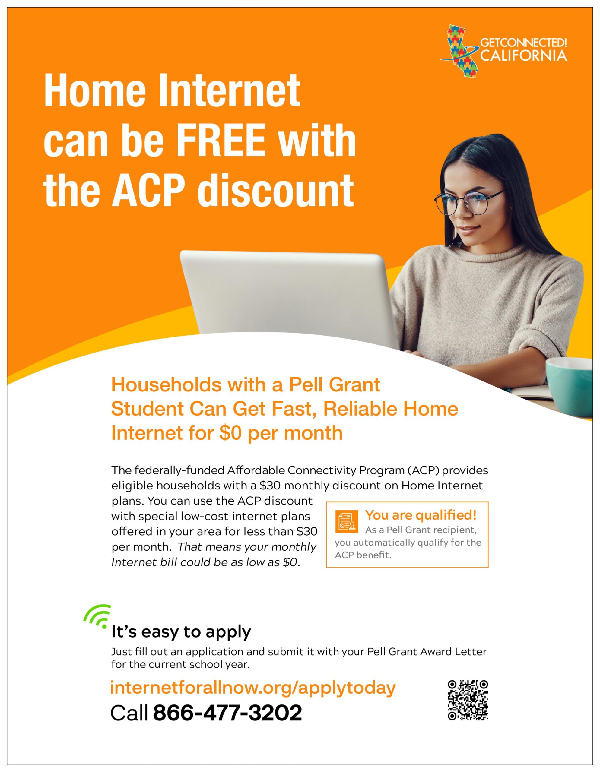 Home Internet can be Free with ACP discount
