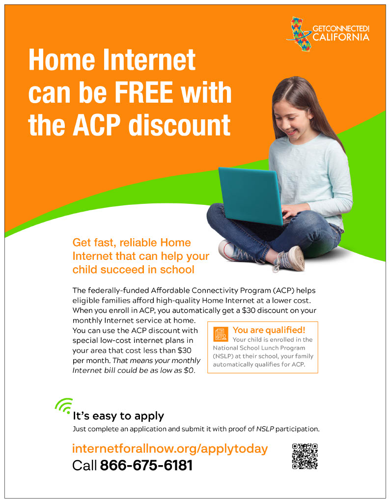 Home Internet can be Free with ACP discount