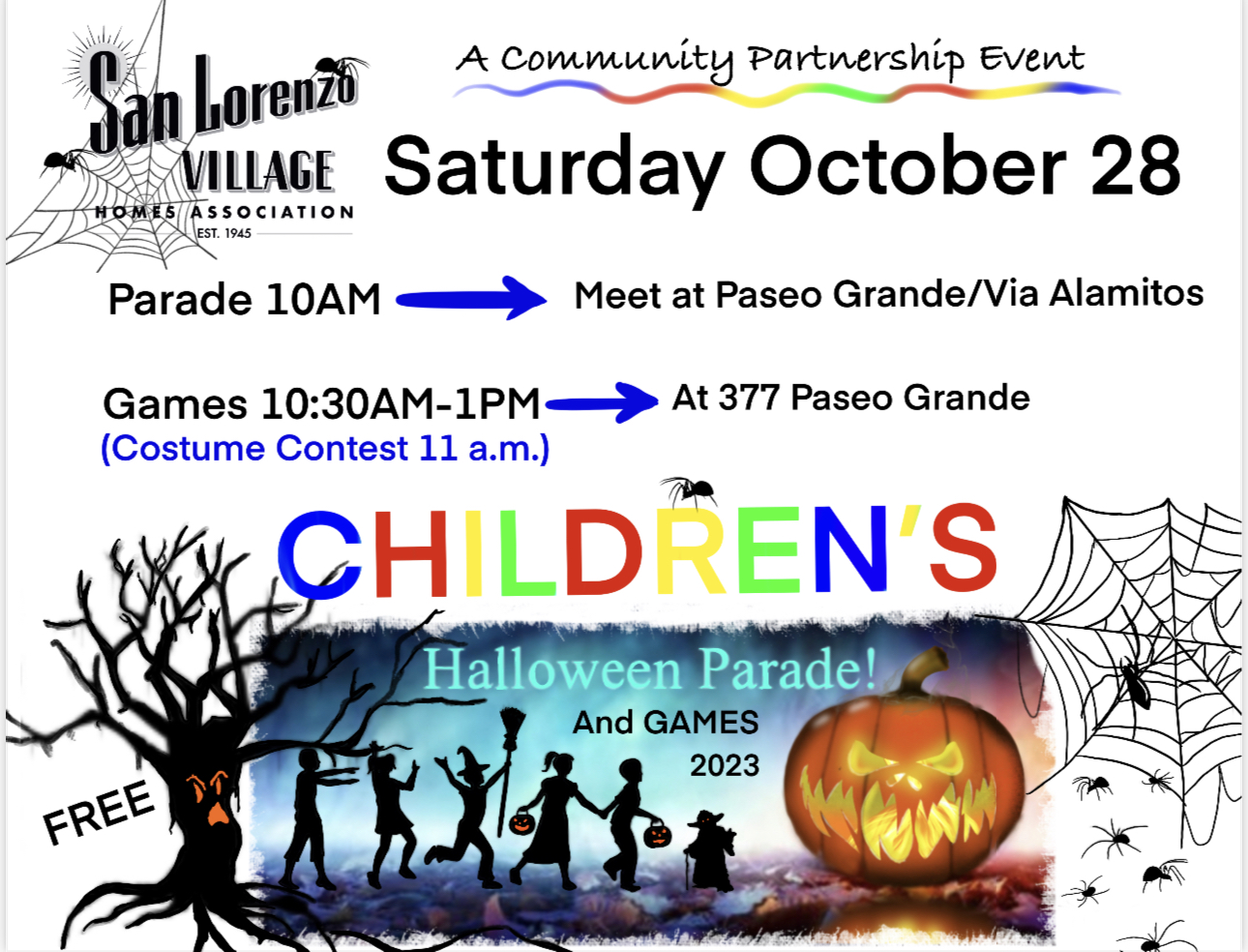 2023.10.28 SLVHA Children's Halloween Parade